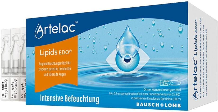 Artelac Lipids EDO Augengeltropfen für stark tränende Augen 120X0.6g
