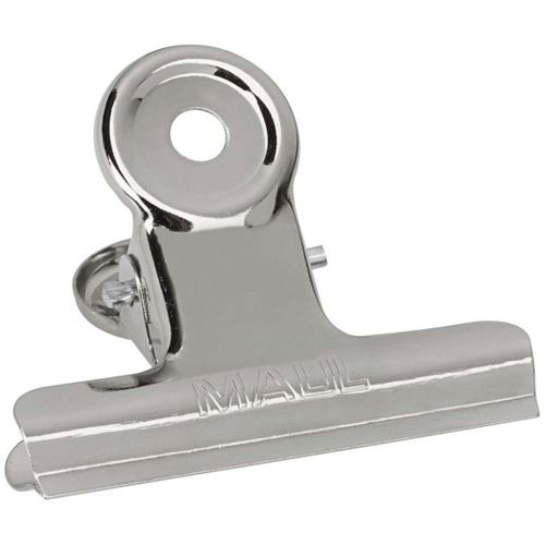 MAUL Briefklemmer aus Metall, Farbe: nickel, Breite: 50 mm