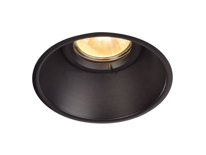 SLV Horn-O Einbauleuchte schwarz Horn-O, dimmbar, schwarz, für Wohn- / Esszimmer, Metall, Modern, Einbauleuchte