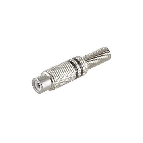 S/CONN Maximum Connectivity Tulp audio/video connector tot 6mm zwart metaal