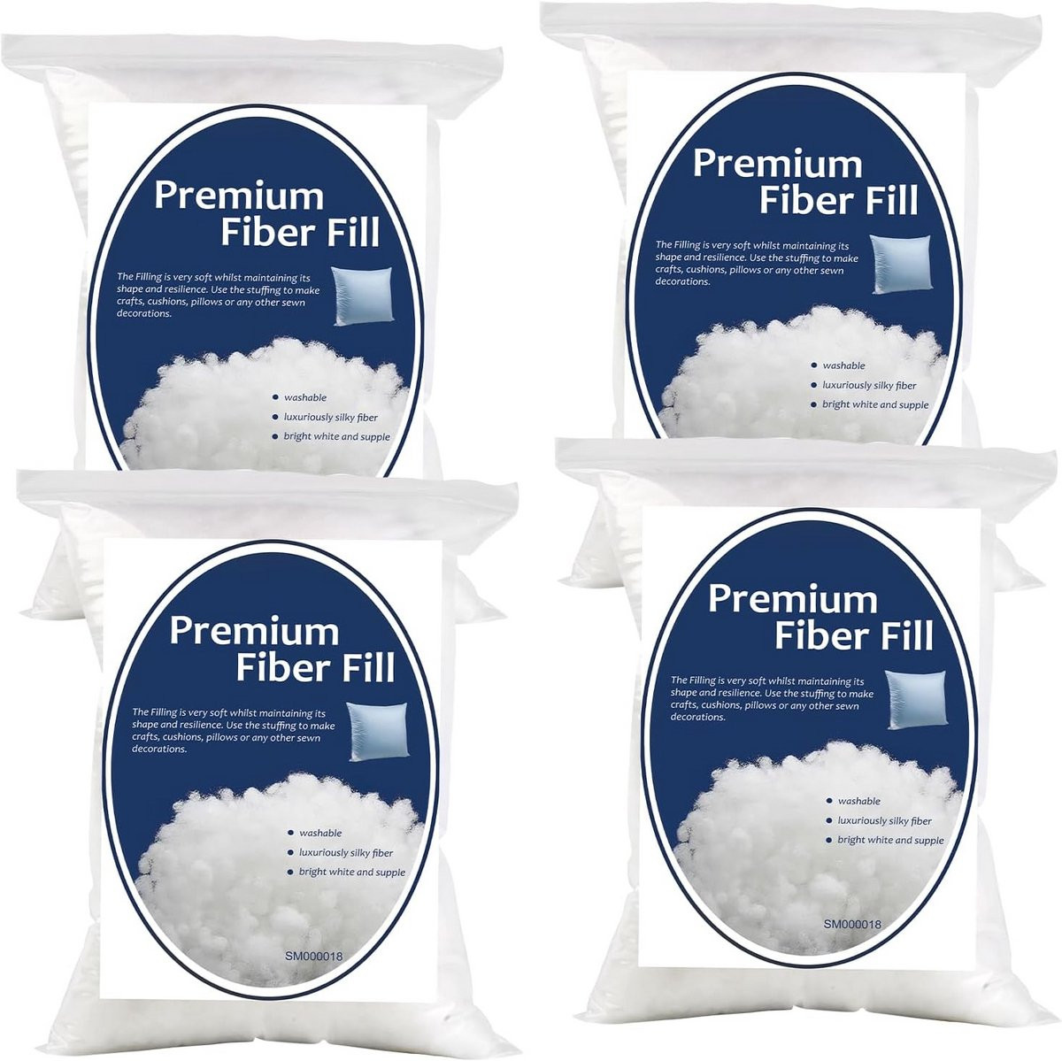Grote Verpakking Polyester Vezelvulling 400g - Premium Polyfill voor Kussens en Knuffels