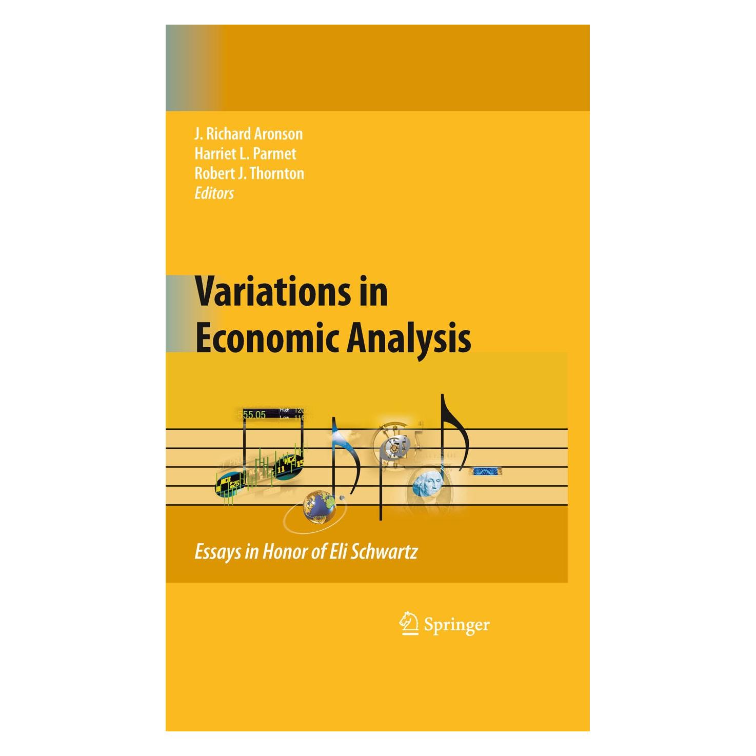 Springer Variations in Economic Analysis (Englisch, Hardcover, Harriet L. Parmet, J. Richard Aronson, Robert J. Thornton) (9781441911810)