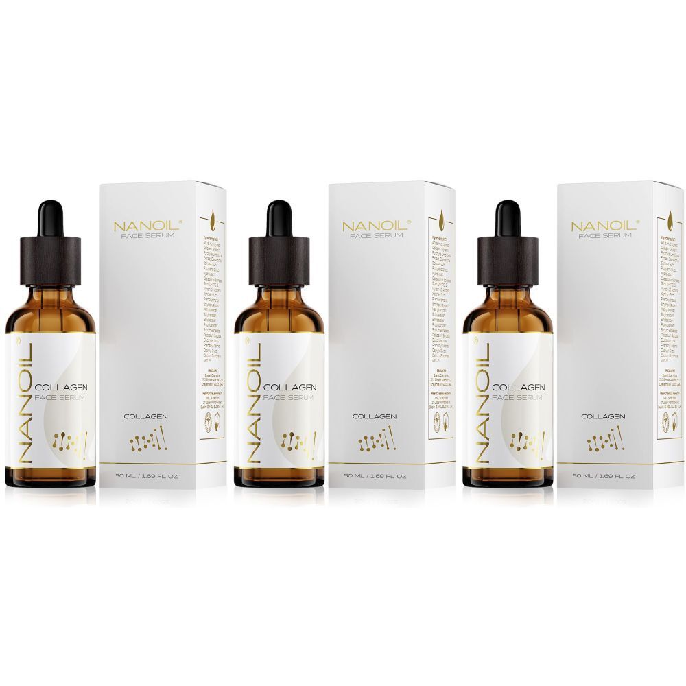 Nanoil Collagen Face Serum x3 3x50 ml Öl