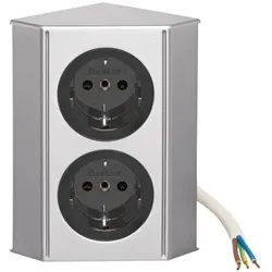 Berker, Steckdosenleiste, INTEGRO TWIN-BOX M.2 SSD CHROM / 194818