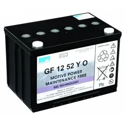 Exide Sonnenschein GF 12 052 Y O 12V 52Ah dryfit Gel Traktionsbatterie