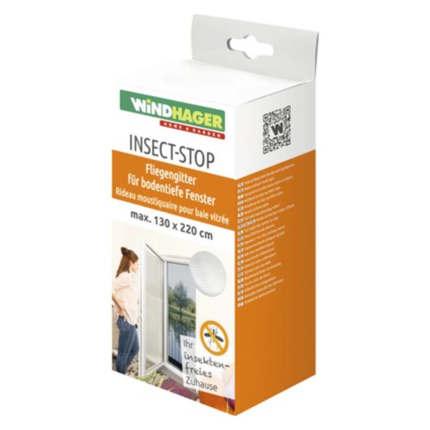 Windhager Fliegengitter fr bodentiefe Fenster (130 x 220 cm) (3258)