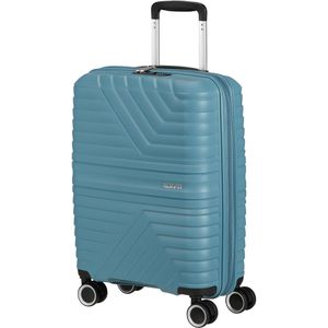 AmericanTourister Koffer Flytwist Spinner exp. blau, Hartschale, 4 Rollen, 36 Liter, 40 x 55 x 20cm