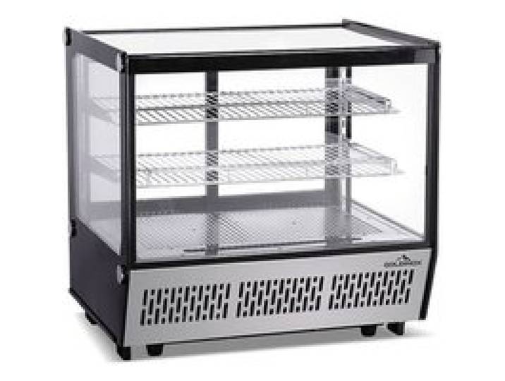 Vitrine réfrigérée positive de comptoir noire 120 Litres PREMIUM - GOLDINOX