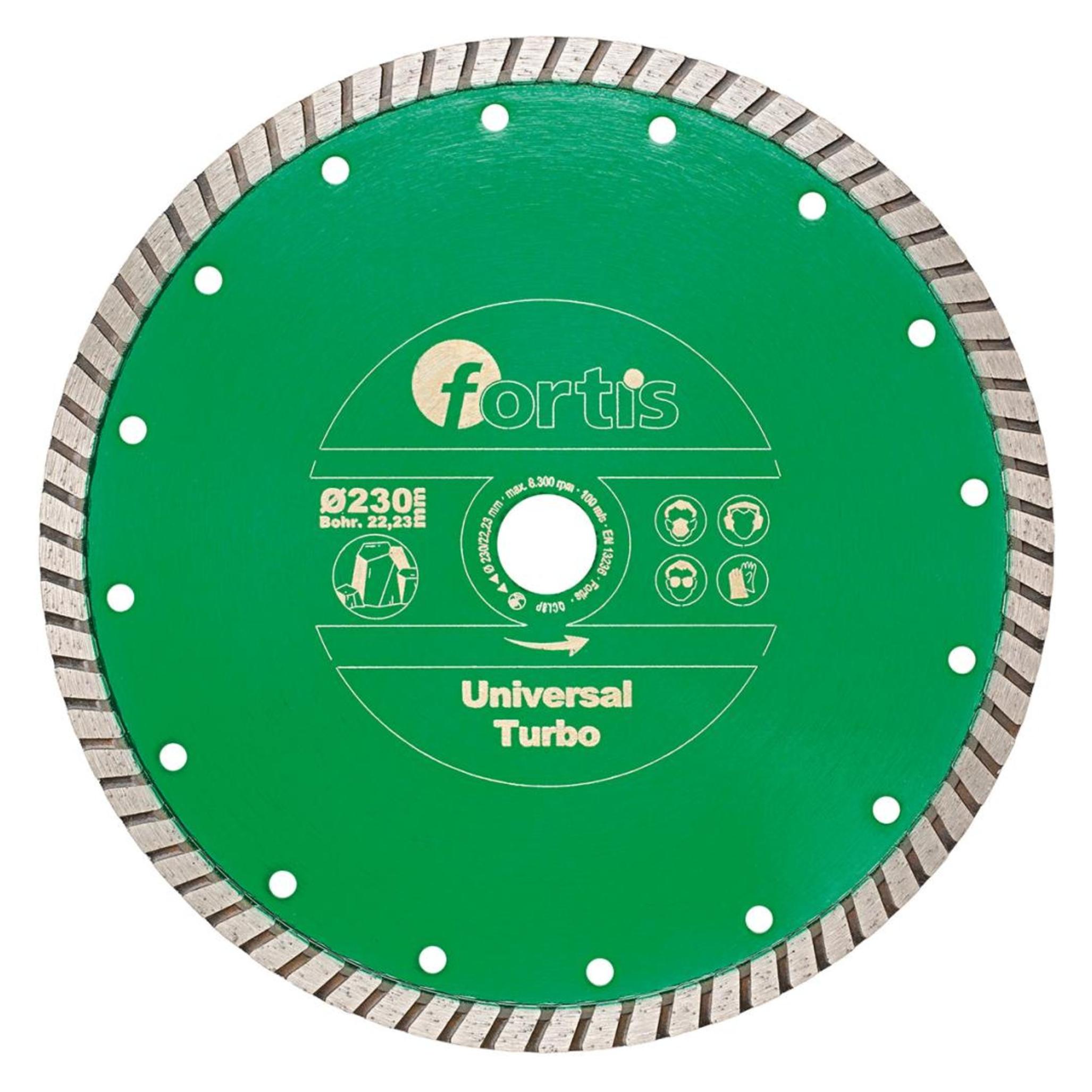 Fortis Diamant Trennscheibe Universal Turbo 350 mm turbosegmentiert (4317784704670)