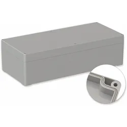 Pollini, Abzweigdose, Gehäuse, 5U250100, 360x160x100 mm POLLIN, IP66, Lichtgrau