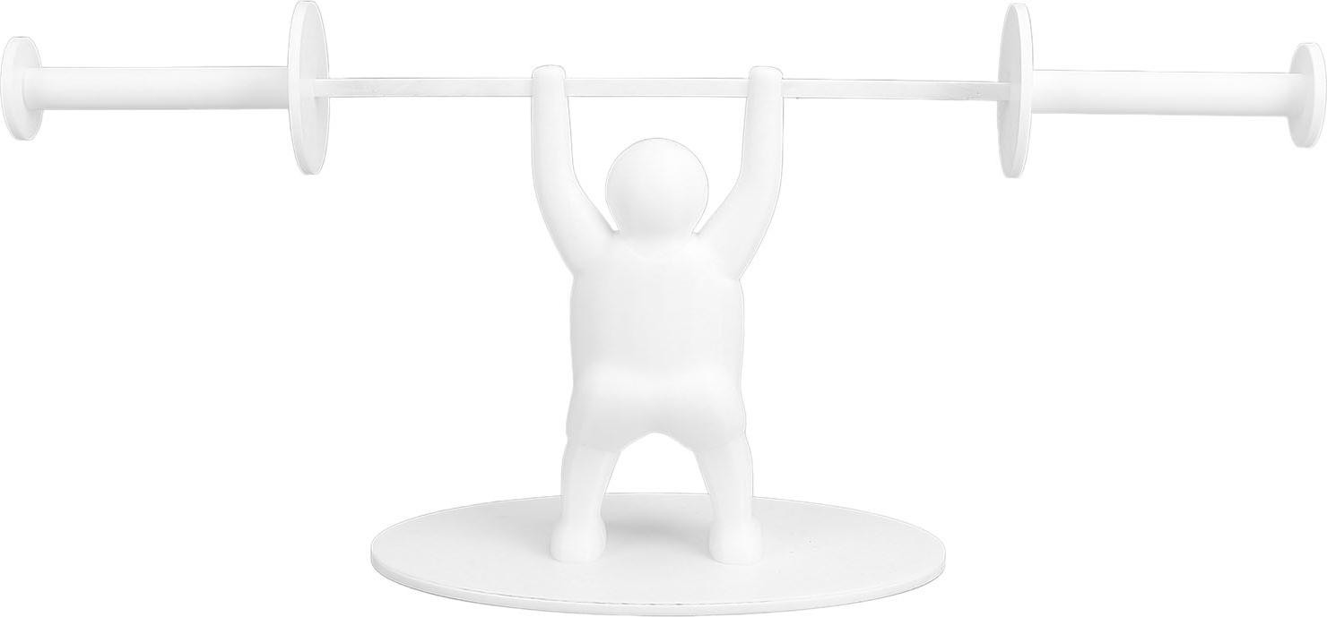 Cocosity Toiletrolhouder Gewichtheffer - 3D-geprint Plastic - Staand Model voor Badkamerdecoratie