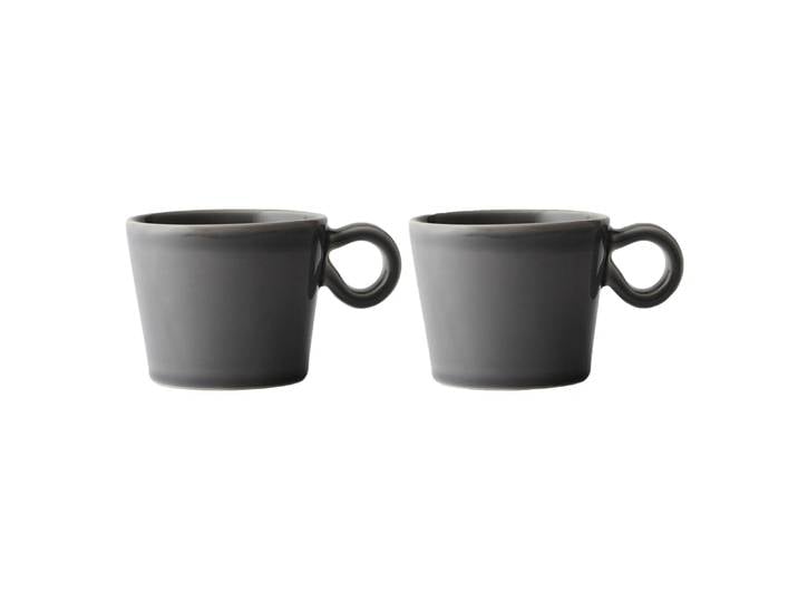 PotteryJo Tasse avec poignée Daria Lot de 2 Clean grey
