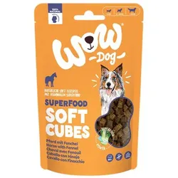Wow Dog Superfood Soft Cubes Pferd | 150g Hundesnack