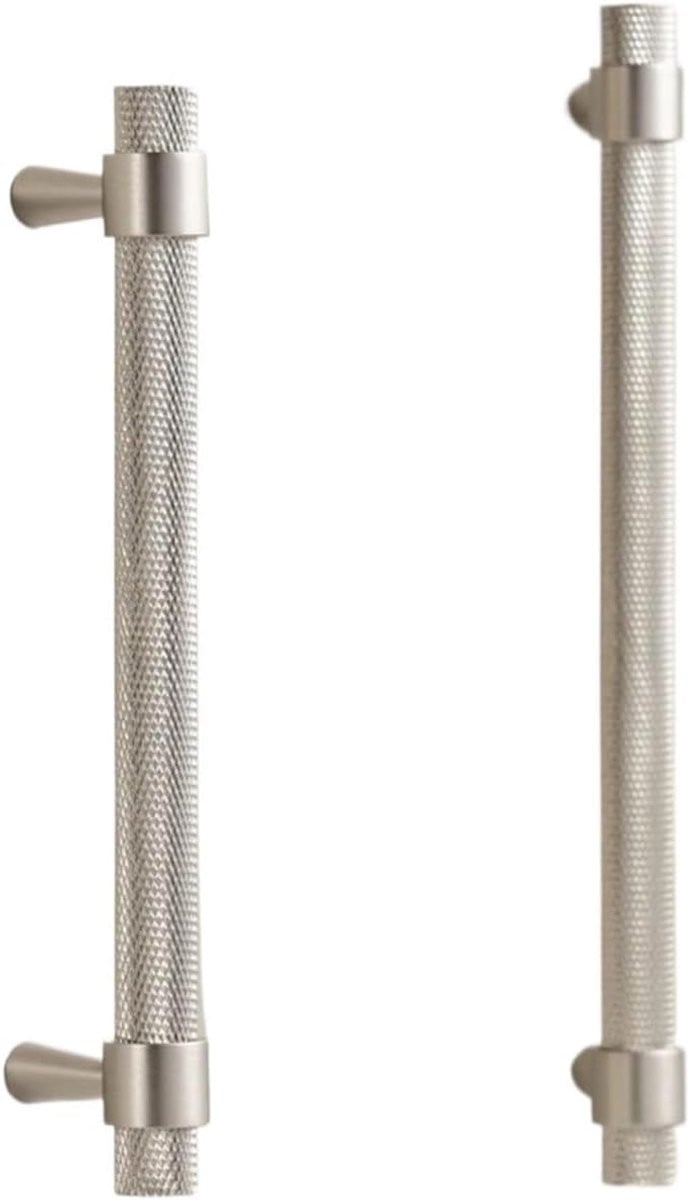 Meubelgrepen Geborsteld Nikkel - Zilver - 10 mm