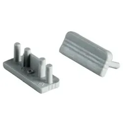 Brumberg 53110260 Endkappen-Set zu LED-Anbauprofil 53600, silber