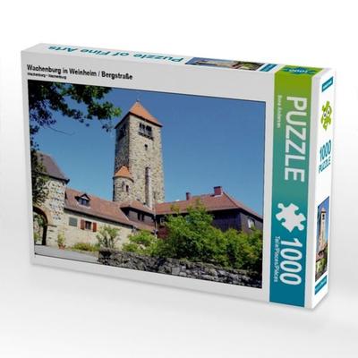 CALVENDO Puzzle Wachenburg in Weinheim / Bergstraße | 1000 Teile Lege-Größe 64x48cm Foto-Puzzle für glückliche Stunden