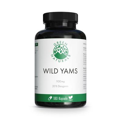 Green Naturals Wild Yam hochdosiert vegan Kapseln 180 St