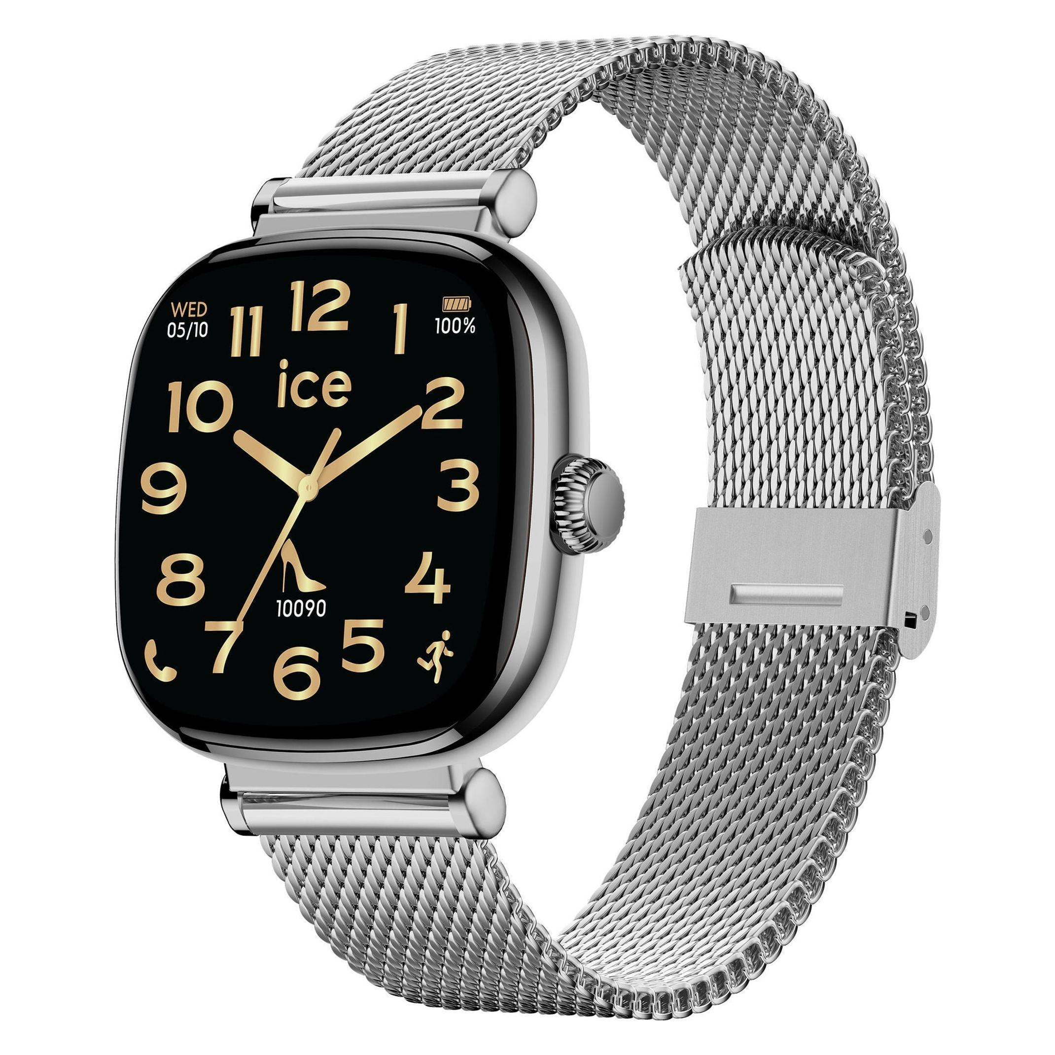 ICE Watch Ice Smart SQ 2.0 Square 1.70 Silver Milanese (37 mm, ohne SIM) (025820)