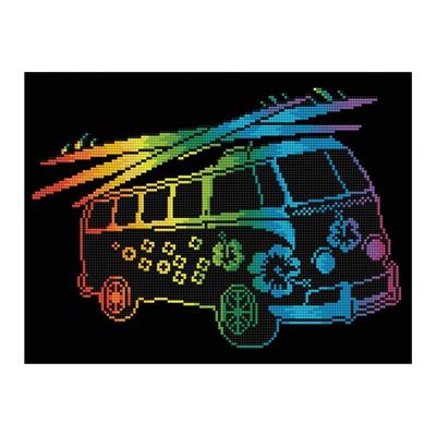 Diamond Dotz Flower Power Bus