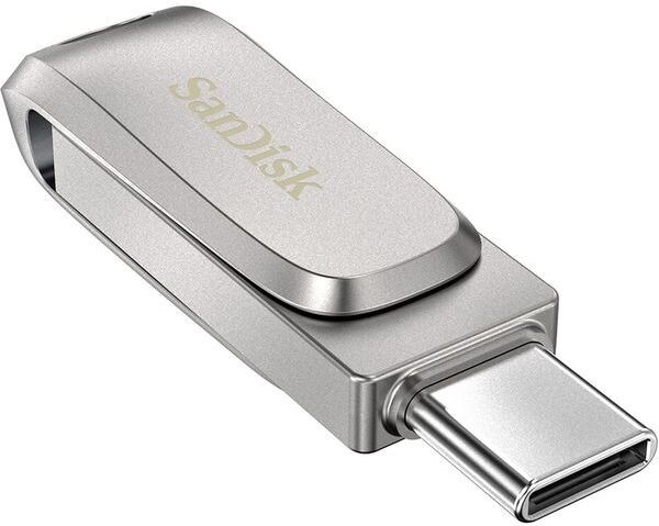 Sandisk Ultra Dual Drive Luxe USB 3.2 Gen 1 Type-C / Type-A Flash Drive 64GB