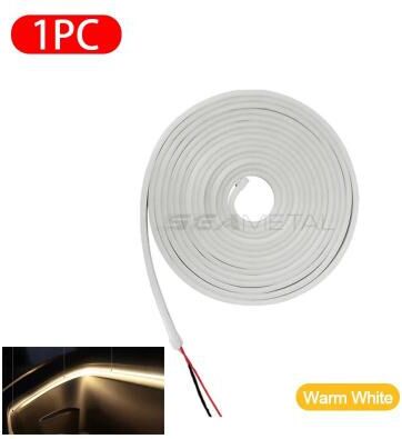 Uplift Picks Waterproof LED Strip Ambient Light For Tesla Model 3 Y S Interior And Trunk warm White 1 Pc