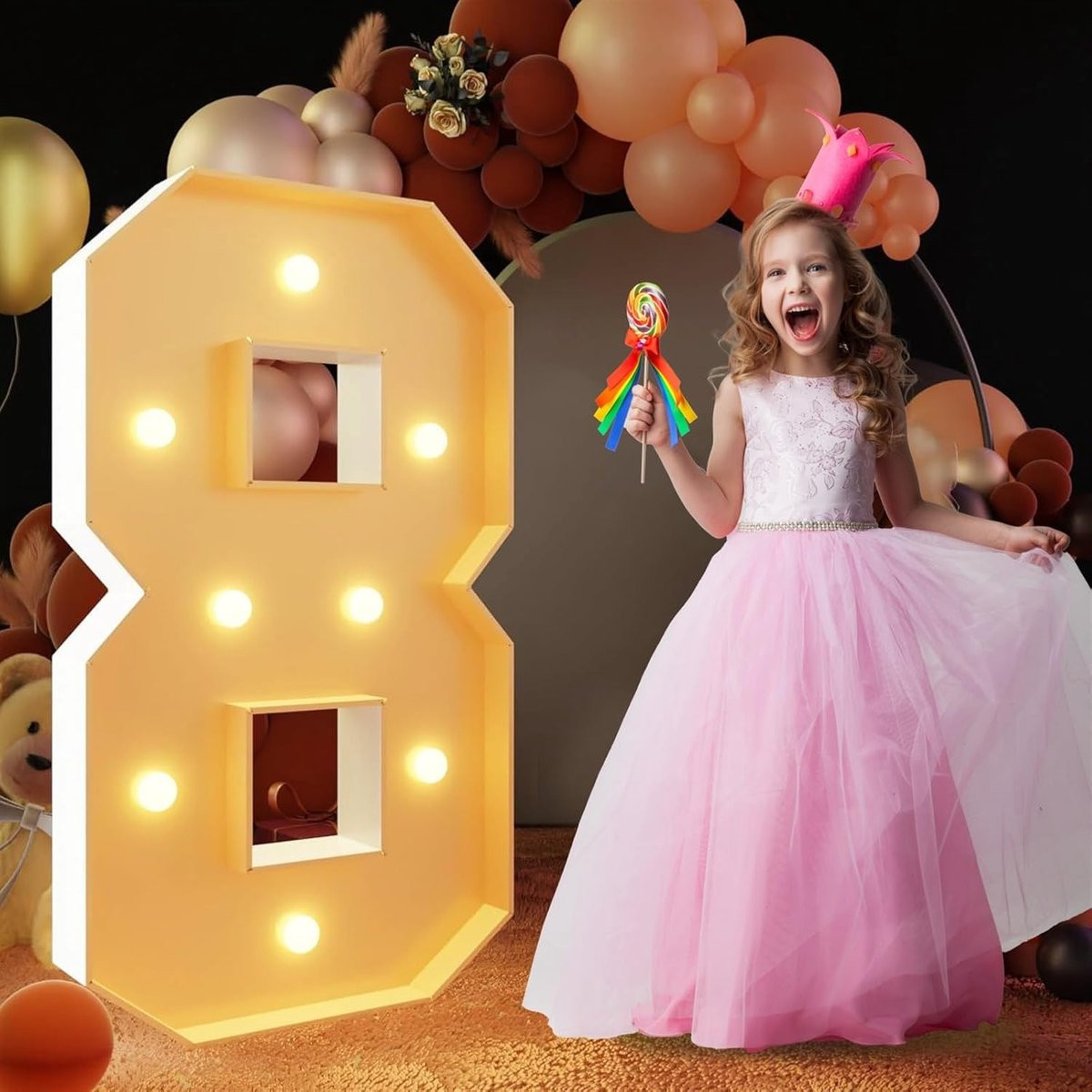 Lichtgevende Cijfers en Letters Decoratie Verlichting Wit - 100 cm
