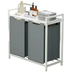 Wäschekorb   ¦ grau ¦ Stoff ¦ Maße (cm): B: 73 H: 72