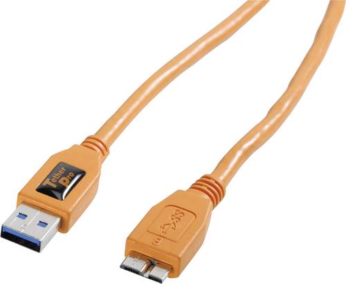 Tether Tools USB-Kabel USB-A Stecker, USB-Micro-B 3.0 Stecker 4.60m Orange CU5454