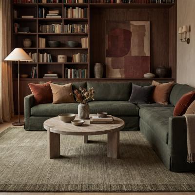 Style Haven Wade Tonal Border Wool Blend Area Rug