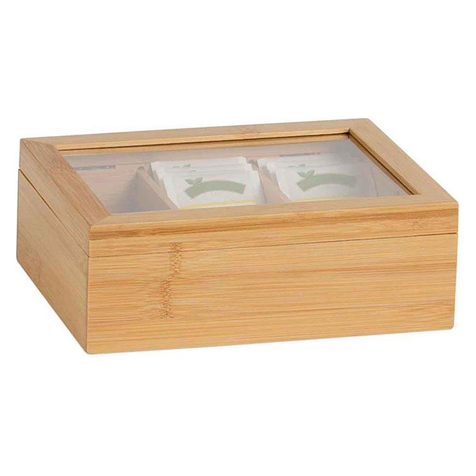 Andrea Teebox cc73015 Bambus 21 x 16 x 7,5 cm (45290731)