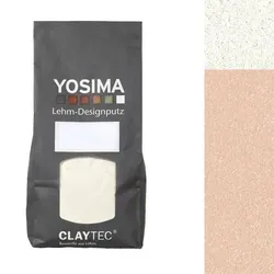 CLAYTEC YOSIMA Lehm-Designputz RO 3 JA - 2 kg Beutel