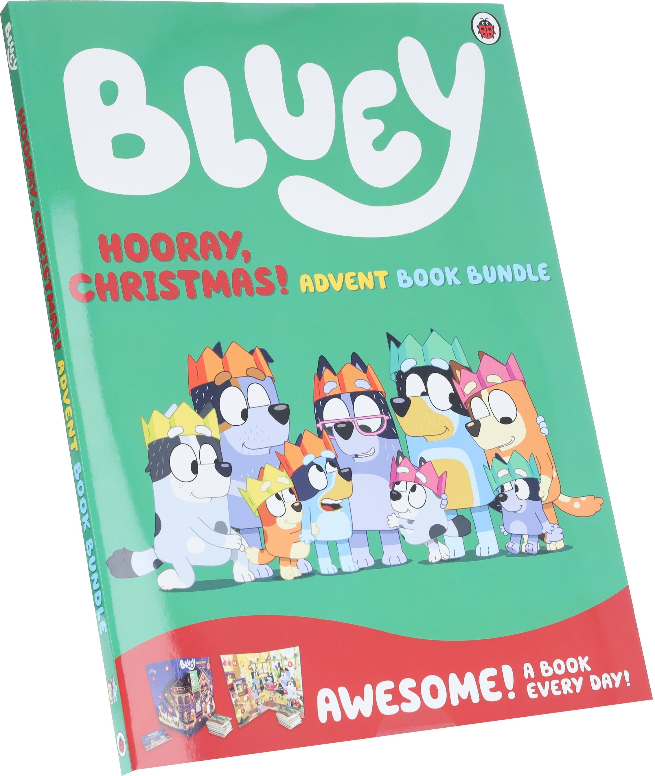 Bluey: Hooray, Christmas! Advent Book Bundle: 24 fun mini-books, including a special Christmas story! - Ages 3-6 - Paperback Penguin Random House