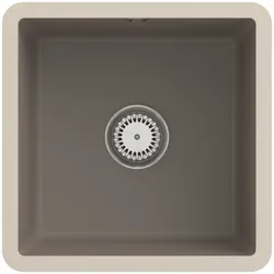Villeroy und Boch Unterbauspüle 332501TR mit Ablaufgarnitur und Handbetätigung, Timber