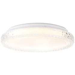 BRILLIANT Lampe Badria LED Wand- und Deckenleuchte 30cm weiß   1x 12W LED integriert, (800lm, 3000K)   IP-Schutzart: 44 - spritzwassergeschützt
