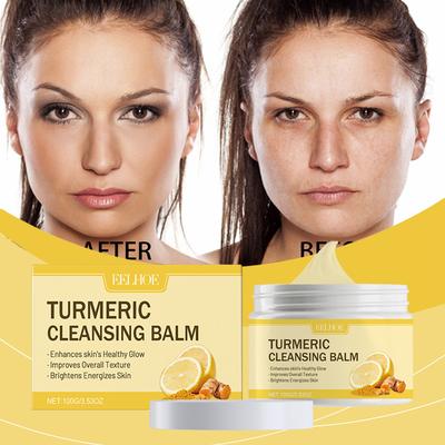 Top Demand Picks Turmeric Cleansing Balm Face Eye Lip, Ginger Lemon Makeup Remover Balm, Gentle Non Tightening Facial Cleansing Cream Turmeric Cleansing Balm Face Eye Lip, Ginger Lemon Makeup Remover Balm, Gentle Non Tightening Facial Cleansing Cream