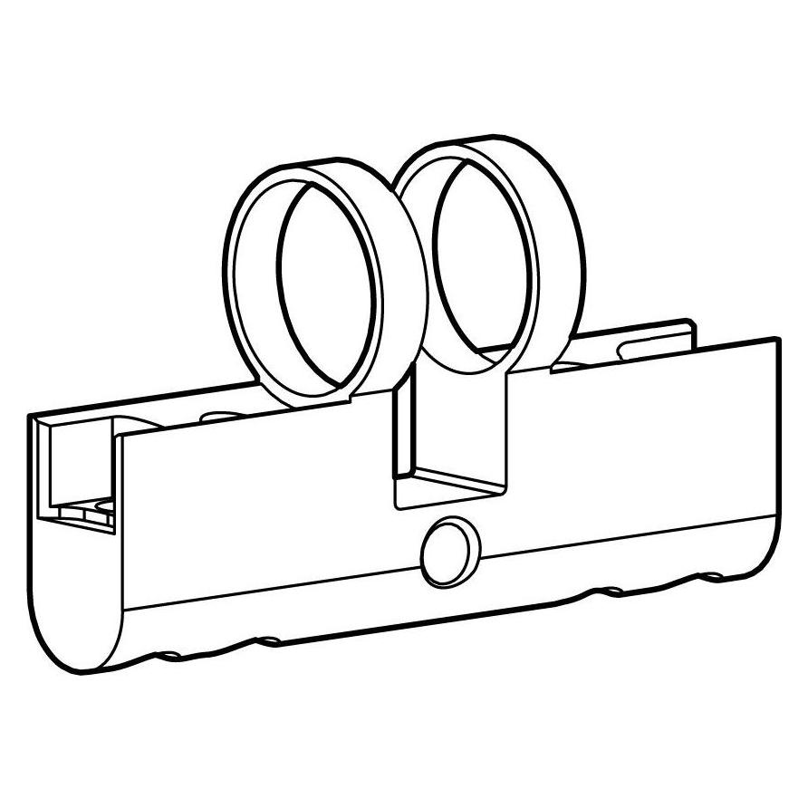 Kaba Gehäuse Doppelzylinder PZ/Euro Modular Typ 2115-1 (4469)