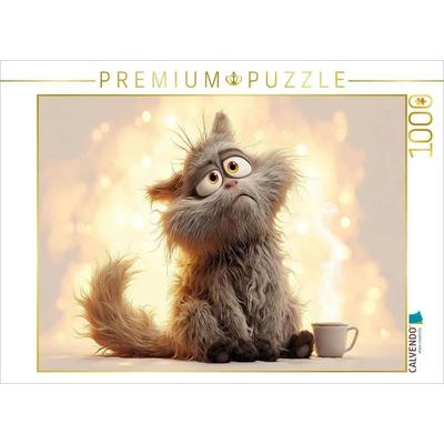 CALVENDO Puzzle Ein Motiv aus dem Kalender Katzenhumor im Blick | 1000 Teile Lege-Größe 64x48cm Foto-Puzzle für glückliche Stunden, Sonstige von ,