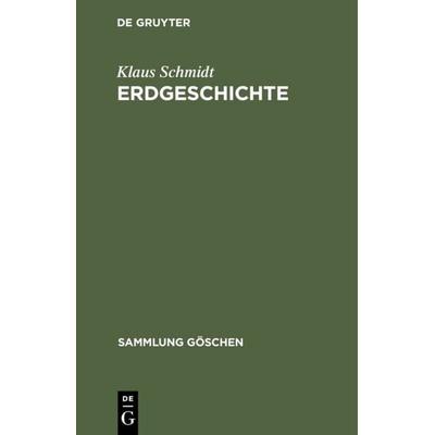 Erdgeschichte, Gebundene Ausgabe von Klaus Schmidt, De Gruyter, 978-3-11-007604-2