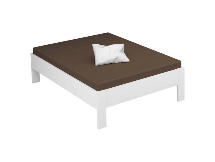 Xora Bettrahmen Aditio Beds, Weiß, 140x200 cm, Blauer Engel, Goldenes M, Made in Germany, in verschiedenen Holzdekoren erhältlich, Größen erhältlich,