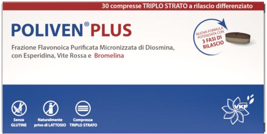 VKF ITALIA Srl Poliven Plus, 30 Compresse