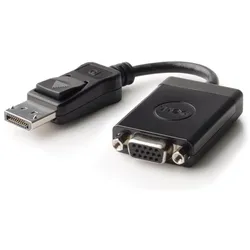 Dell Display Port to VGA Adapter (DisplayPort, VGA), Video Adapter, Schwarz