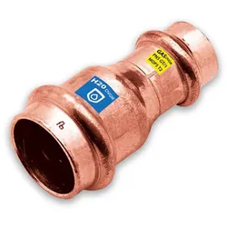 Kupfer Press Kombifitting Reduzierung, DVGW, Kontur V, verschiedene Varianten (Ausführung: 54 - 42 mm)