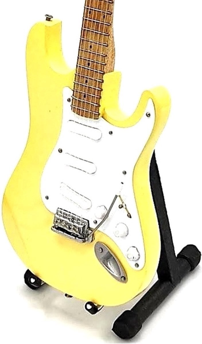 Miniatuur replica Fender Stratocaster gitaar Jimi Hendrix
