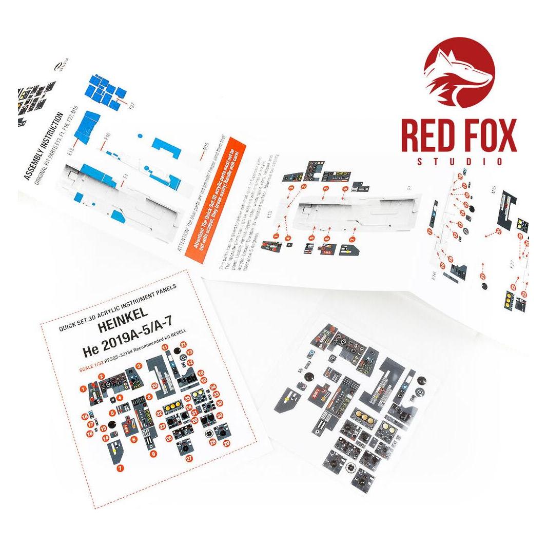 Red Fox 1/32 Heinkel He 219A-5/A-7 UHU (for Revell kit) (RFSQS-32184)