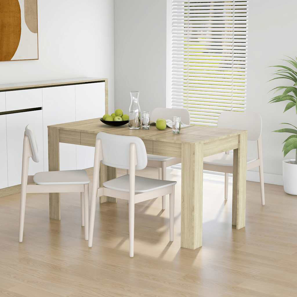 17 Stories Gille Dining Table Sonoma Oak/Sonoma Oak