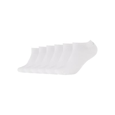 Sneakersocken S.OLIVER "originals", Herren, Gr. 39-42, weiß, Baumwollmischung, unifarben, normal, Socken Sneakersocken, mit weichem Bund