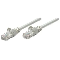 Intellinet Netzwerkkabel, Cat5e, U/UTP, CCA, Cat5e-kompatibel, RJ45-Stecker/RJ45-Stecker, 2,0 m, grau