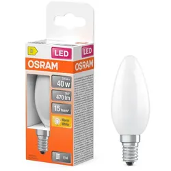 LEDVANCE LED-Kerze E14/3,4 Watt/Energie D Glas