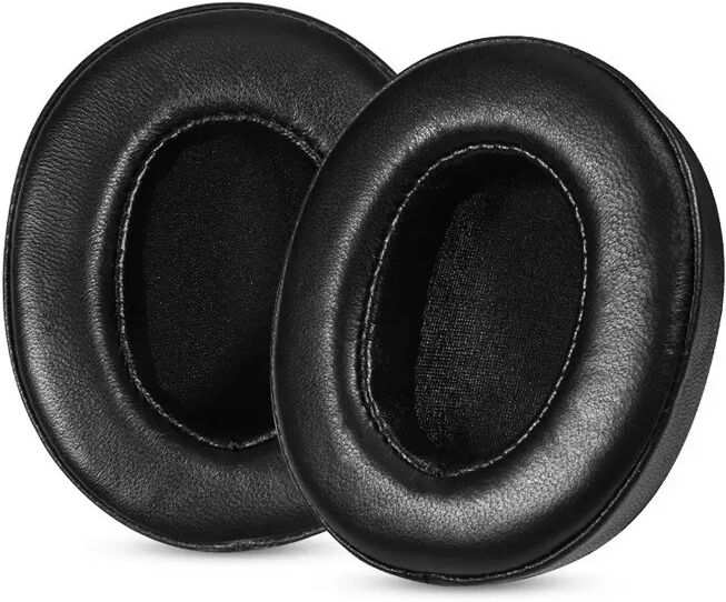 INF Coussinets d'oreille de remplacement en cuir d'agneau noir compatibles avec Huawei FreeBuds Studio