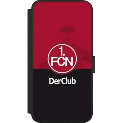 Nivocase Klapphülle für Samsung Galaxy S23+ Handyhülle aus Kunst Leder NIVOflip schwarz 1. FC Nürnberg Der (Samsung Galaxy S23+), Smartphone Hülle, Schwarz
